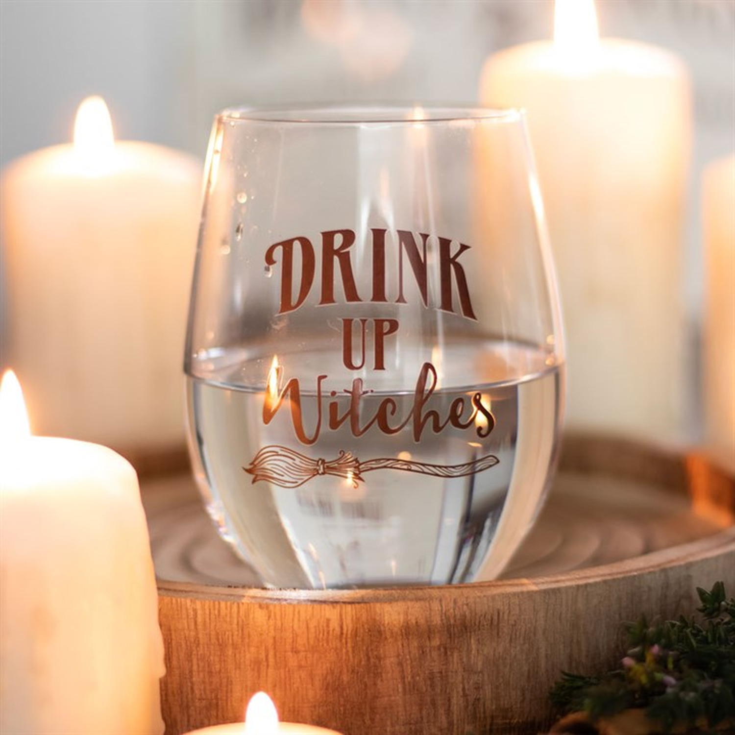 Image of Drink Up Witches Stemless Glass -&hellip;