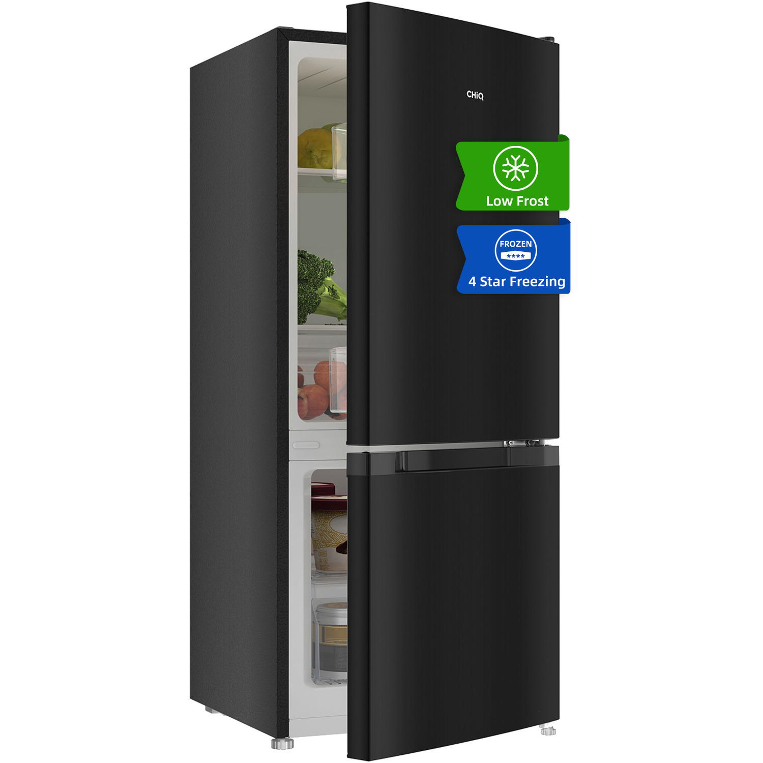 Image of CHiQ Fridge Freezer - 117 L / Dark Inox / 25kg