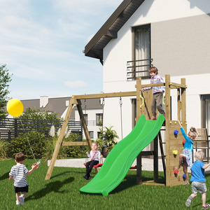Rumble Ridge Rock Wall With Double Swing
