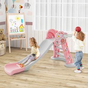 3-in-1 Kids Folding Slide Playset