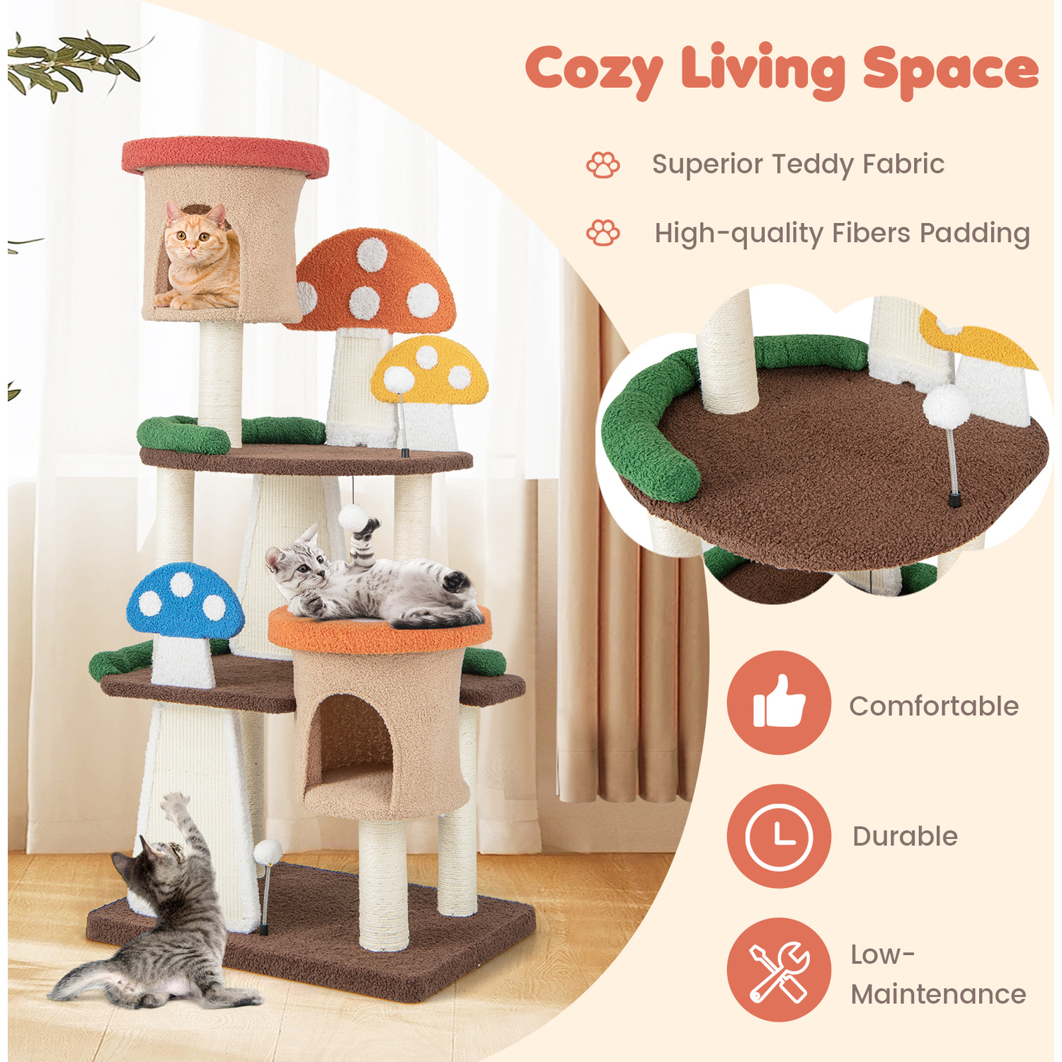 4-In-1 Cat Activity Center