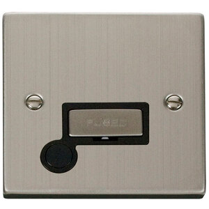 Stainless Steel 13A Fused Ingot Connection Unit With Flex