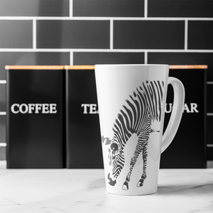Zebra Latte Mug