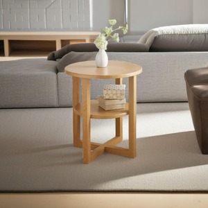 Small Oak Side Table for Living Room