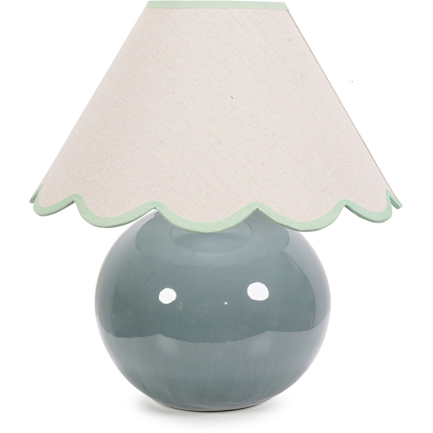 Image of Bosco Eucalyptus Table Lamp Scallop Shade&hellip;