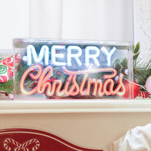 Merry Christmas Block Light