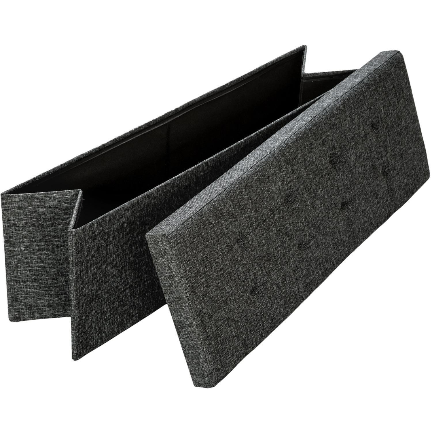 Rectangle Foldable Stool with Large Storage Space