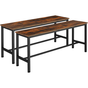 Pair Of Benches Fairfield 108 x 32.5 x 50 cm