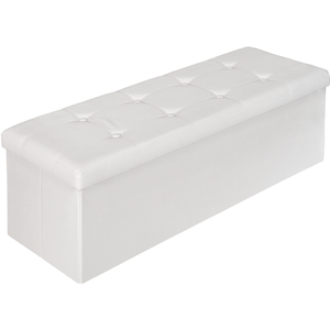 Rectangle Foldable Stool with Large Storage Space