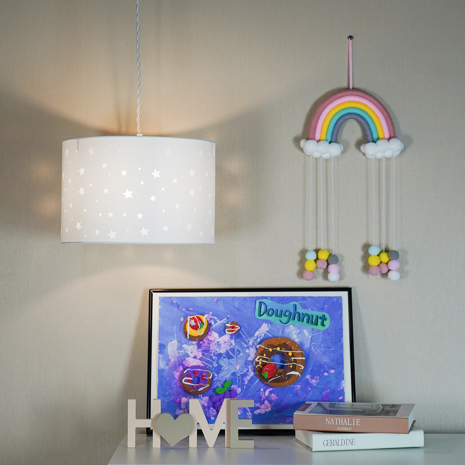 Image of Star Cut Out Shade - White