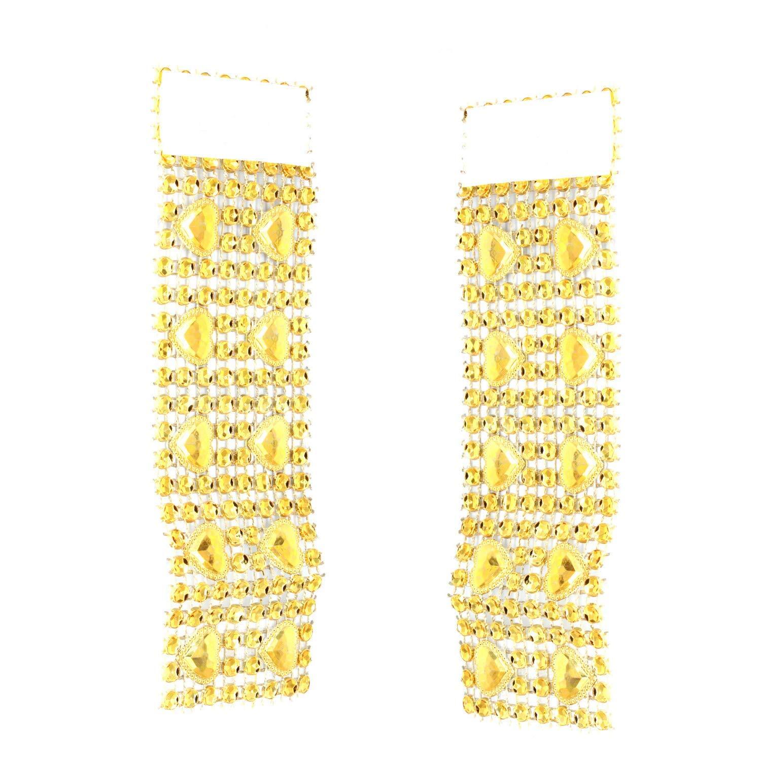 Image of Rhinestone Napkin Rings - Gold