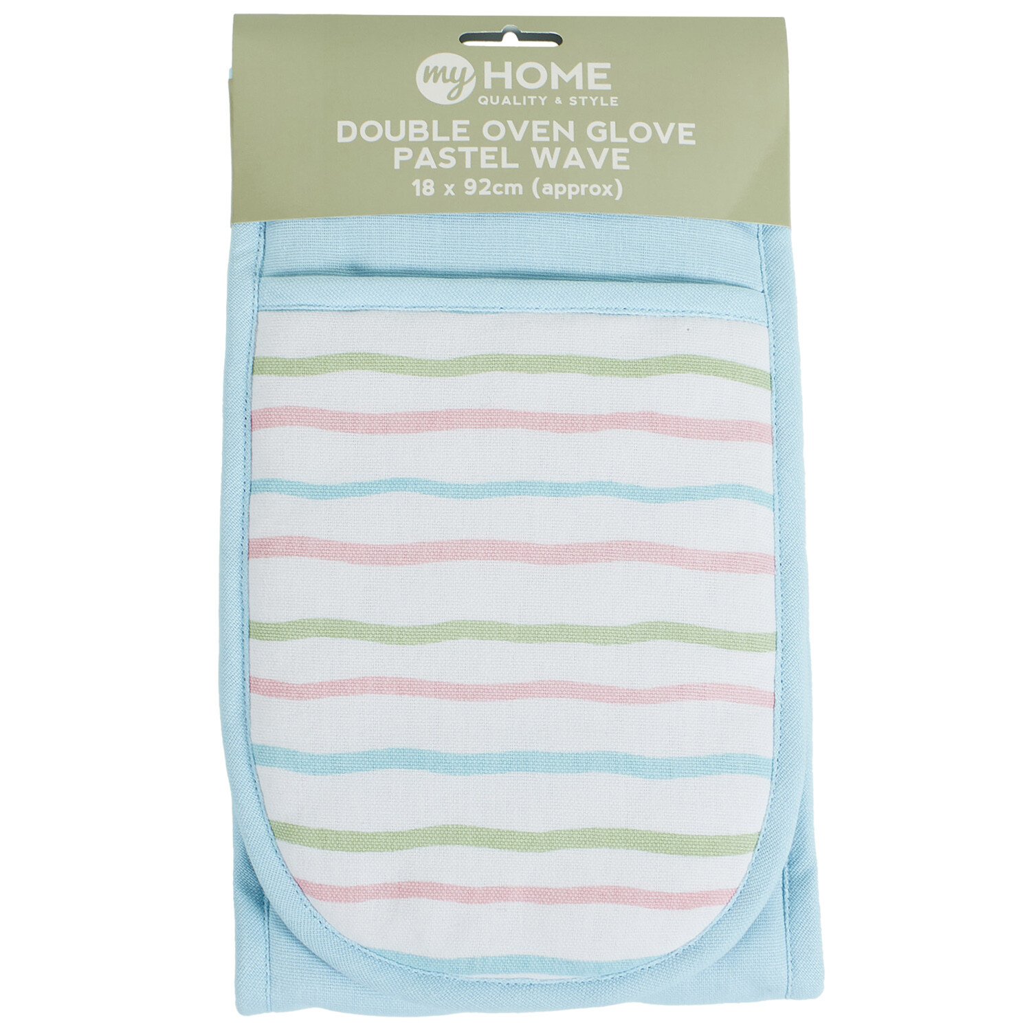 Image of Pastel Wave Double Oven Glove -&hellip;