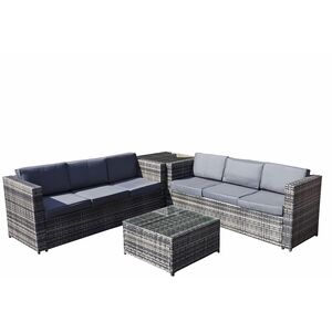 Malta Rattan 6 Seat Corner Set