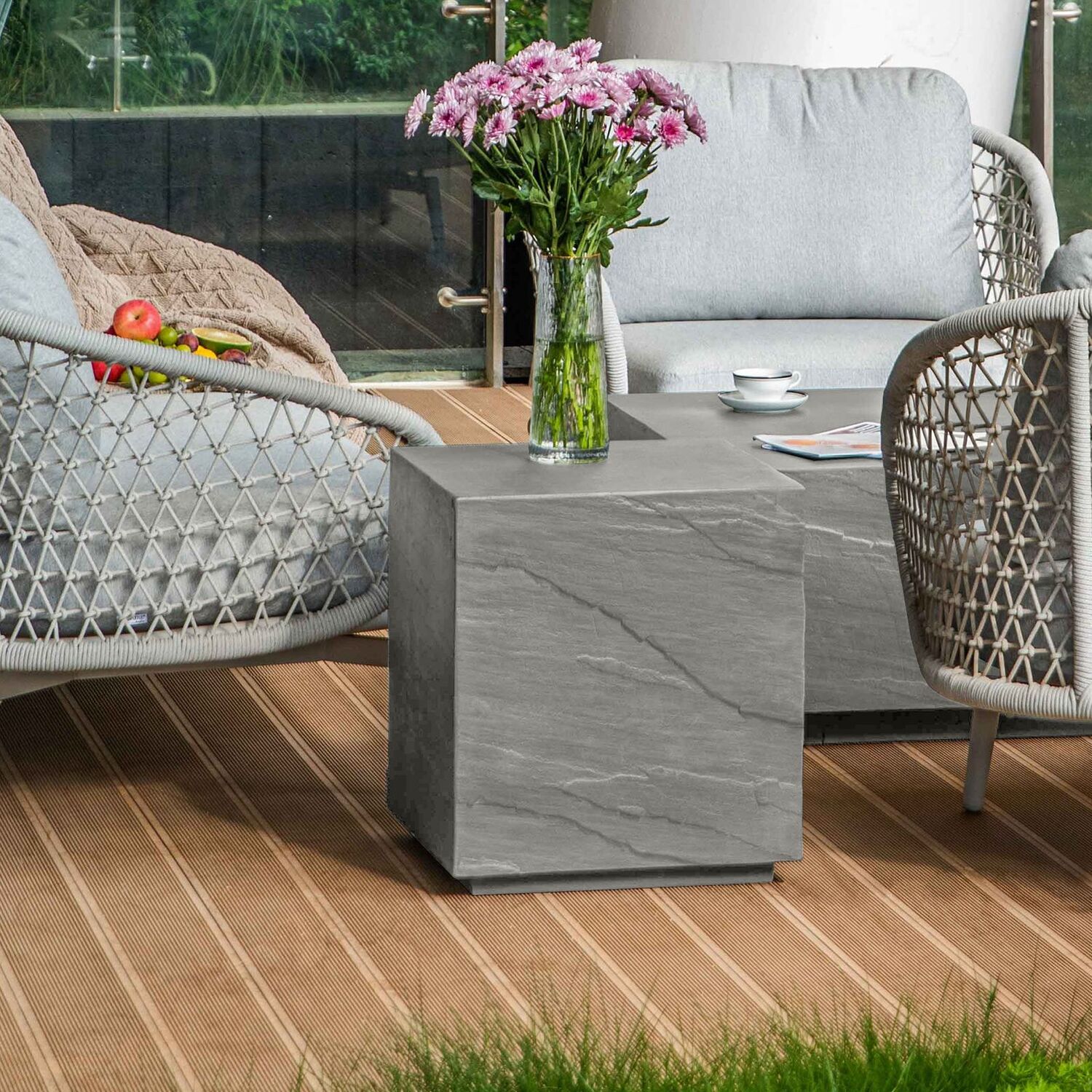 Colorado Grc Side Table - Space Gray