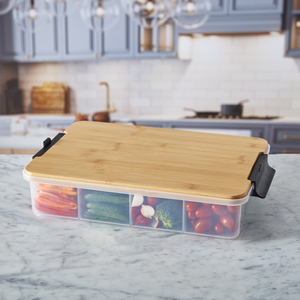 Farberware SnackleBox Bamboo Board and Box, 30x40.5cm, Sleeved