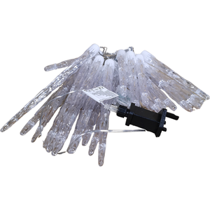 Festive 24 Remote Controlled Colour Changing LED Icicle Lights