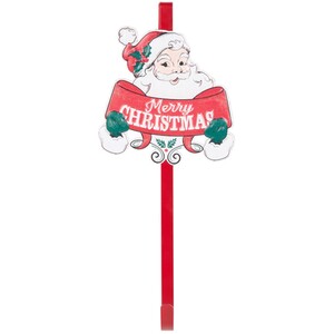 Merry Christmas Santa Wreath Hanger