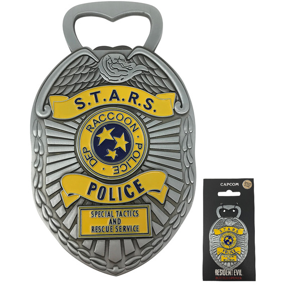 Resident Evil Police Badge Heavy Duty Bottle Opener