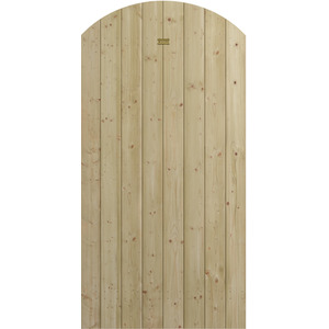 Rowlinson Tongue and Groove Arch Top Wooden Gate