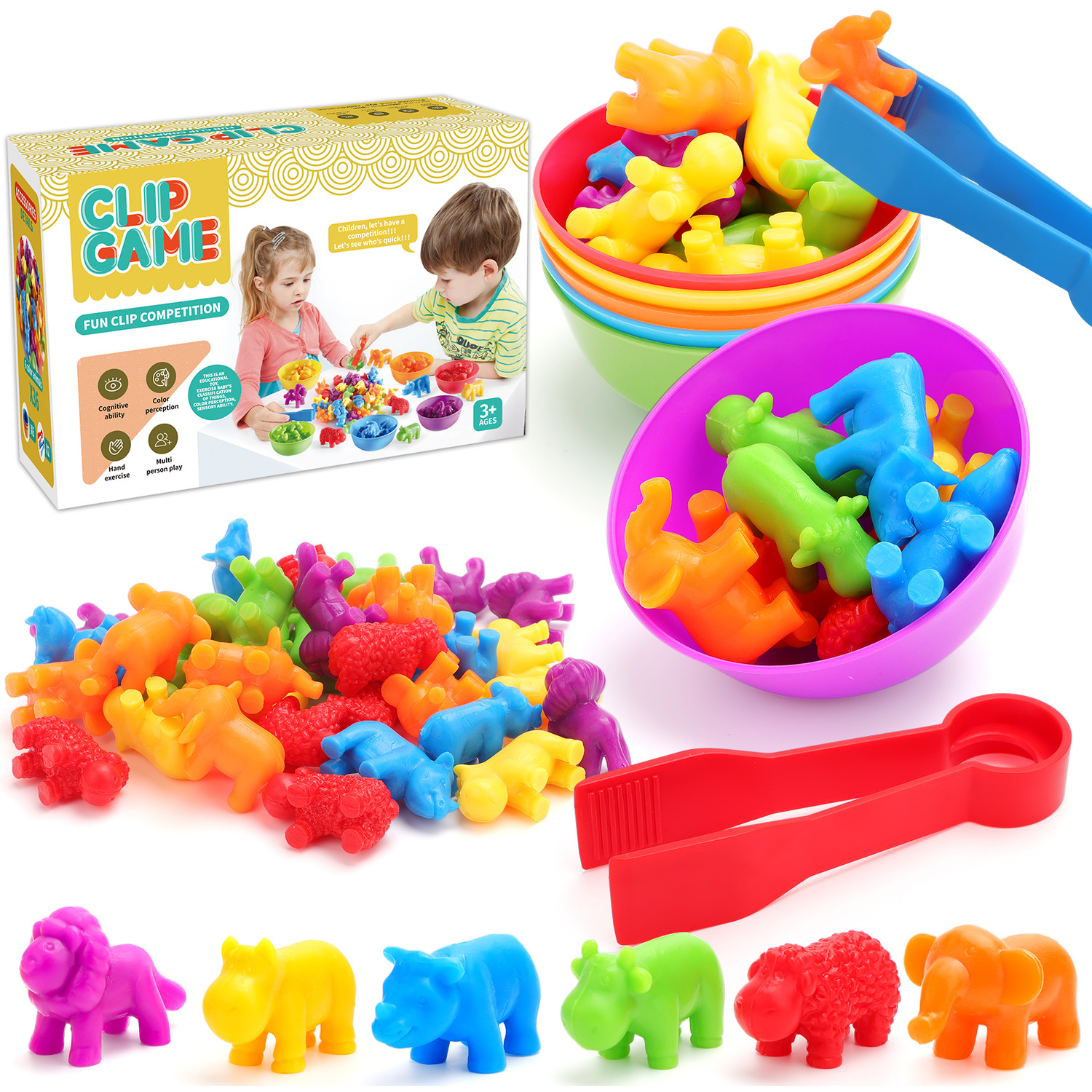 Animal Counting Colour Sorting Toy