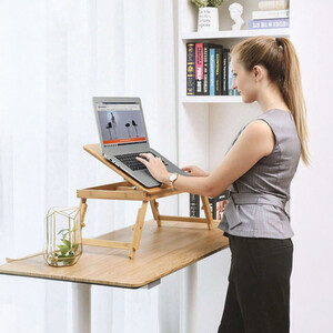Bamboo Adjustable Laptop Desk