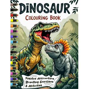Dinosaur Positive Affirmation Colouring Book