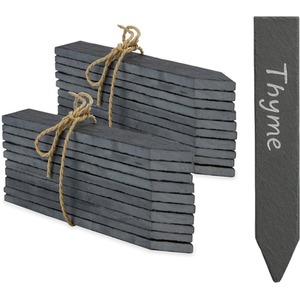 Slate Plant Markers - 20 Pcs
