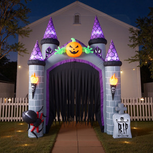 Halloween Inflatable Haunted House Castle