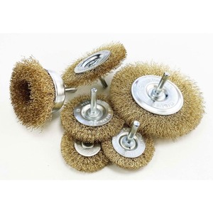 6 Piece Rotary Wire Wheel And Cup Brush Set