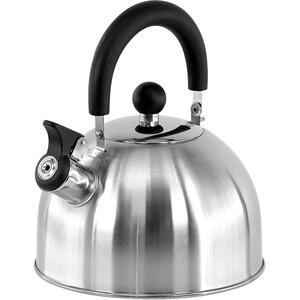 Whistling Camping Kettle 2.5 L Cordless Gas Hob Kitchen Teapot
