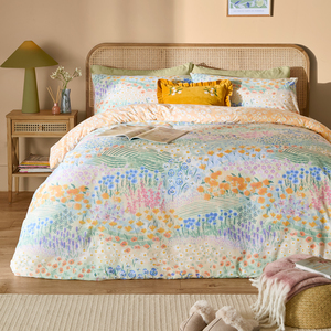 Florin Reversible Floral Duvet Cover Set