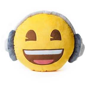 Emoji Smiling Headphone Cushion