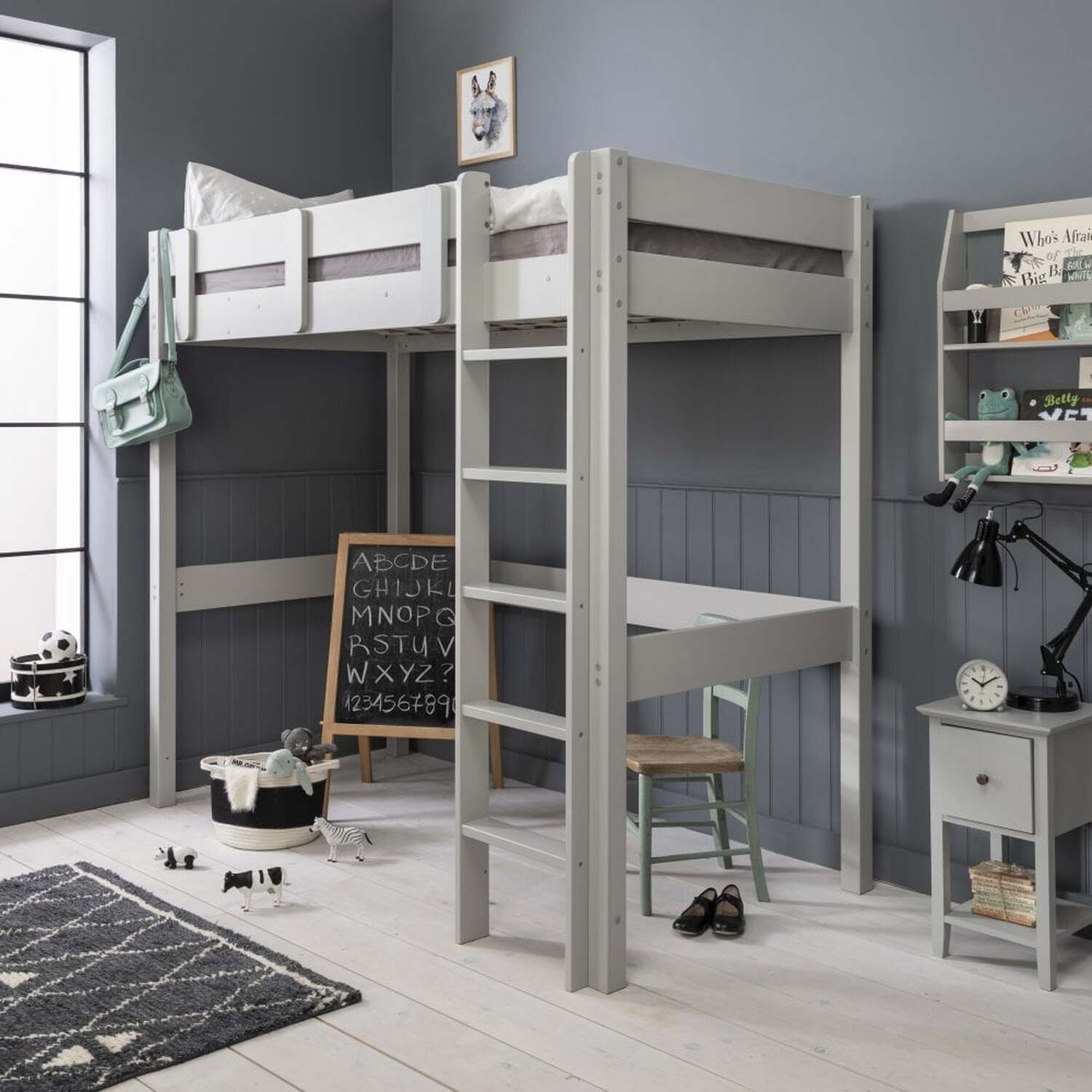 Una Highsleeper Cabin Bed - Silk Grey