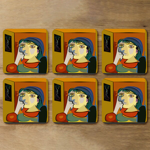 Thinking woman Designer Coaster Set