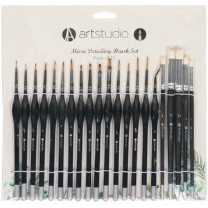 Pack of 21 Micro Detailing Paint Brushes