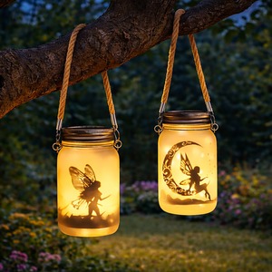 2pc Solar Powered Fairy Lanterns