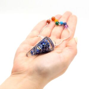 Orgonite Power Chakra Pendulum Lapis