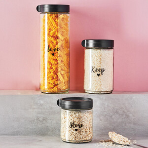 Pack of Three Glass Food Containers