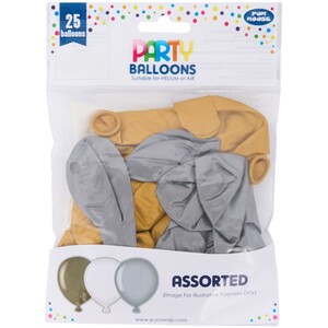 Pack of 25 Metallic Balloons