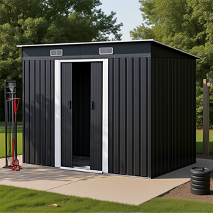 Breeins 4x8FT Metal Storage Tool Shed with Vents