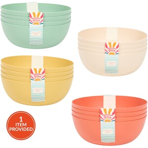 Pack of 4 Summer Picnic Bowls