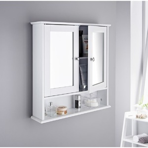 Contemporary Wall Mounted Mirror Cabinet