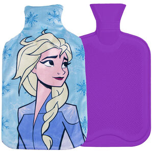 Frozen Reversible 2L Hot Water Bottle And Cover