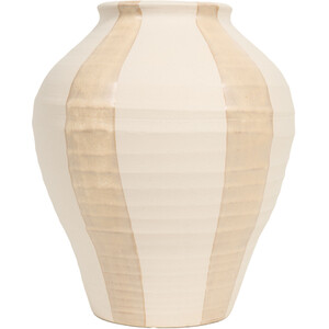 Margot Striped Stone Vase