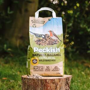 Peckish Natural Balance 10-Seed Blend - 3.5kg Bag, UK-Sourced Ingredients, 100% Paper Packaging