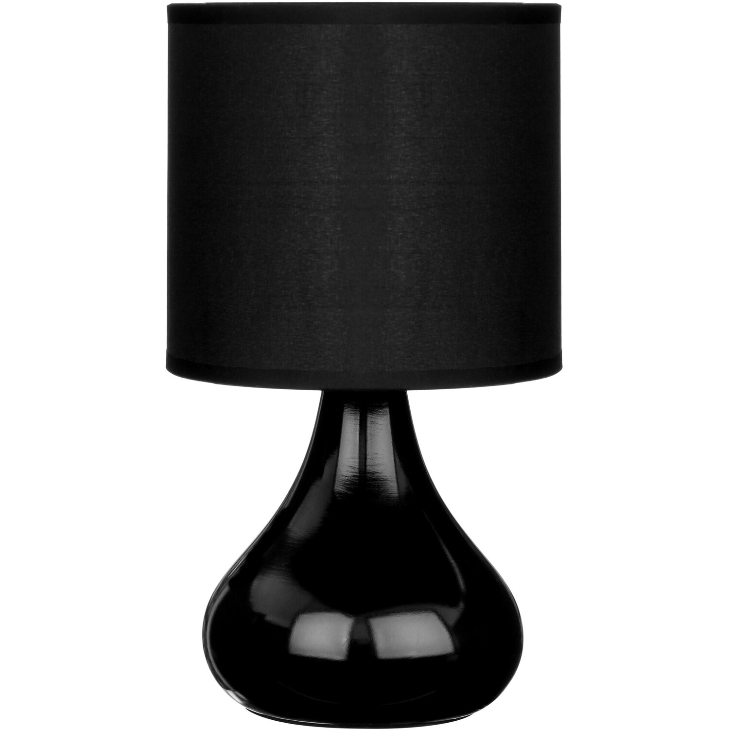 Image of Bulbus Black Ceramic Table Lamp -&hellip;