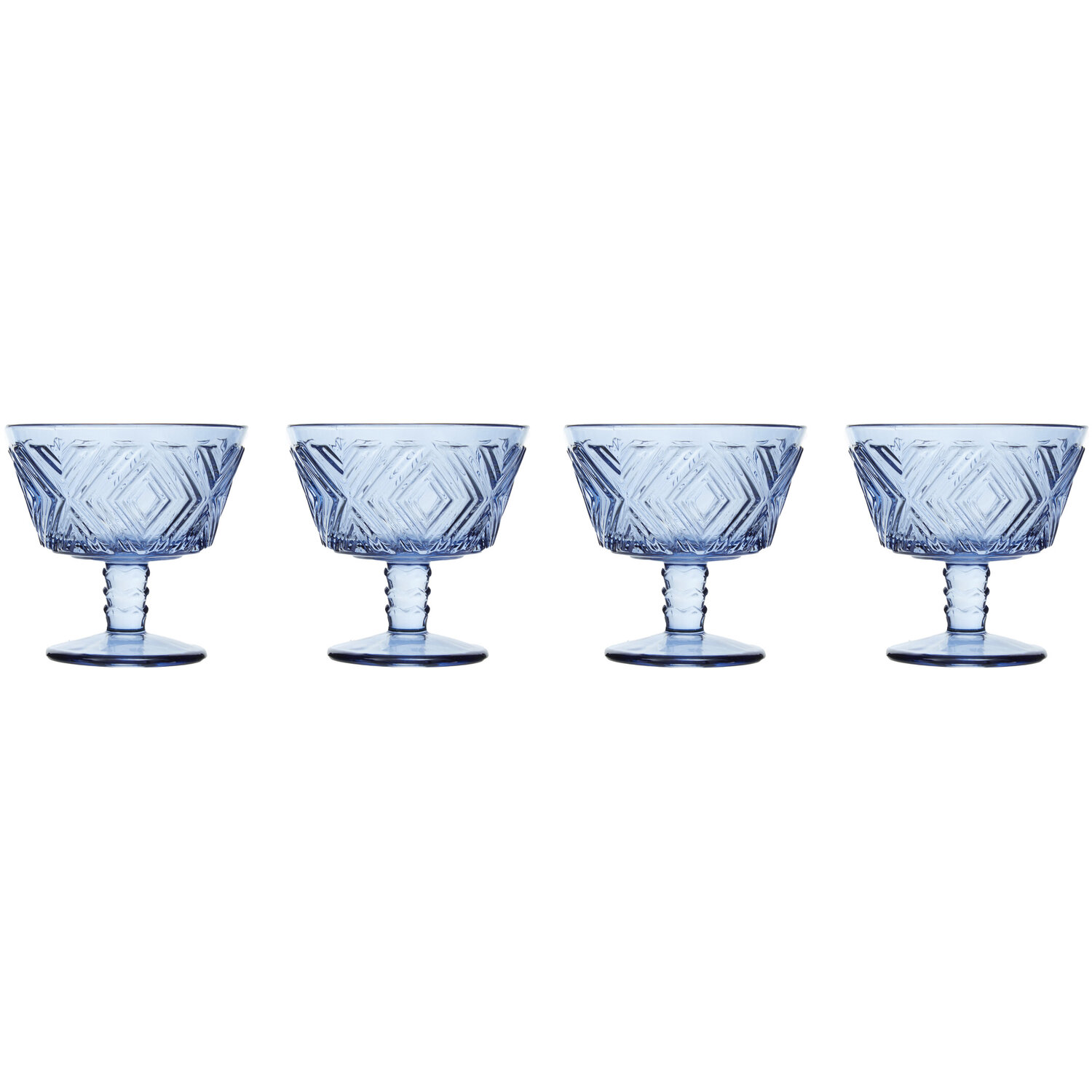 Image of Juno Set of 4 Blue Dessert&hellip;