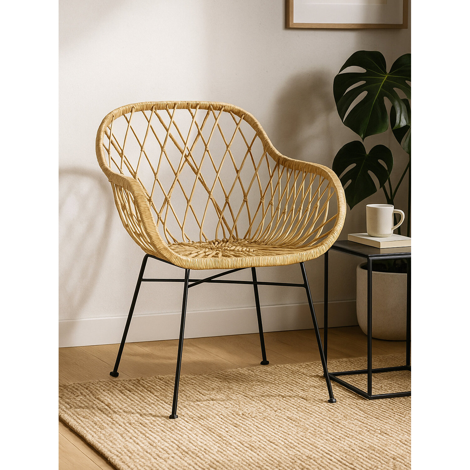 Java Rattan Chair - Natural