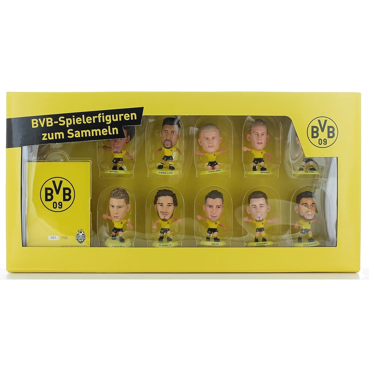 SoccerStarz - Borussia Dortmund 10 Figure Team Pack (2020-21 Version) - Yellow