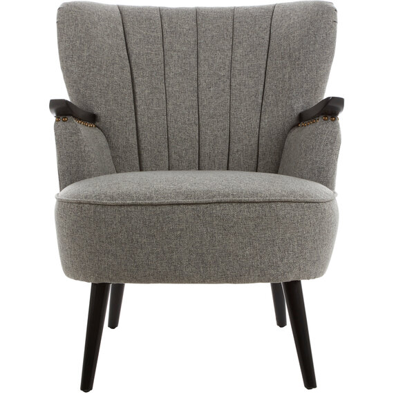 Hampstead Grey Fabric Armchair